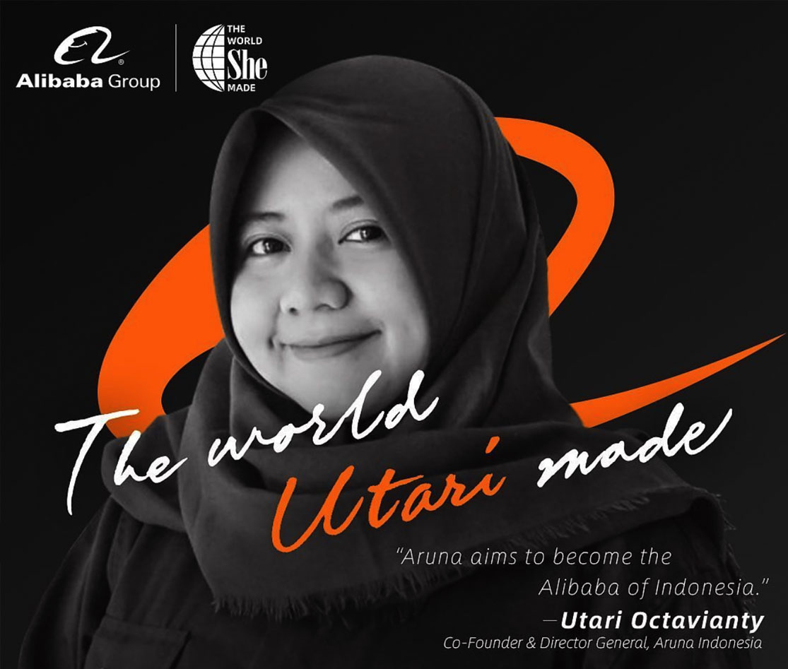 Utari, Co-Founder Aruna menjadi Speakers Di Global Conference Woman & Entrepreneurship 2019
